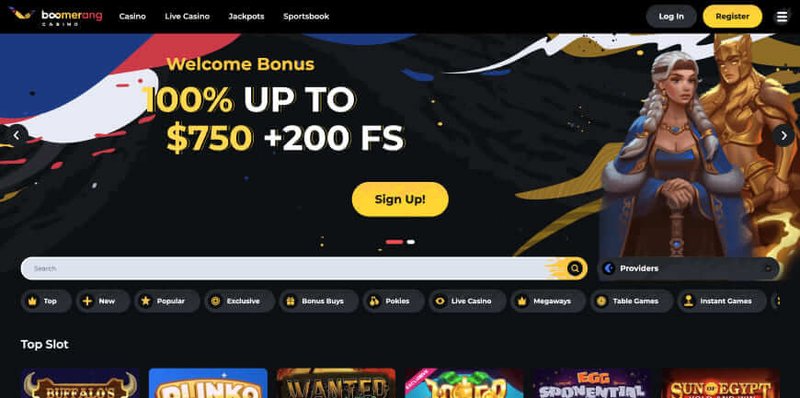 Boomerang Casino V Sloveniji: Najboljše Igre in Bonusi Za Igralce - pregled